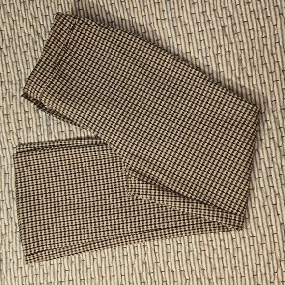 Philosophy Pants - Philosophy brown plaid bootcut trousers